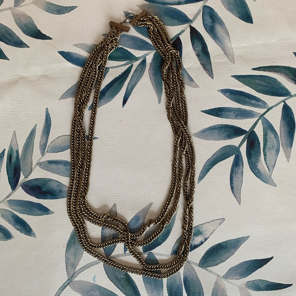 Statement chain necklace